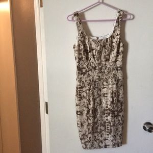 NWT Cache snakeskin mini dress